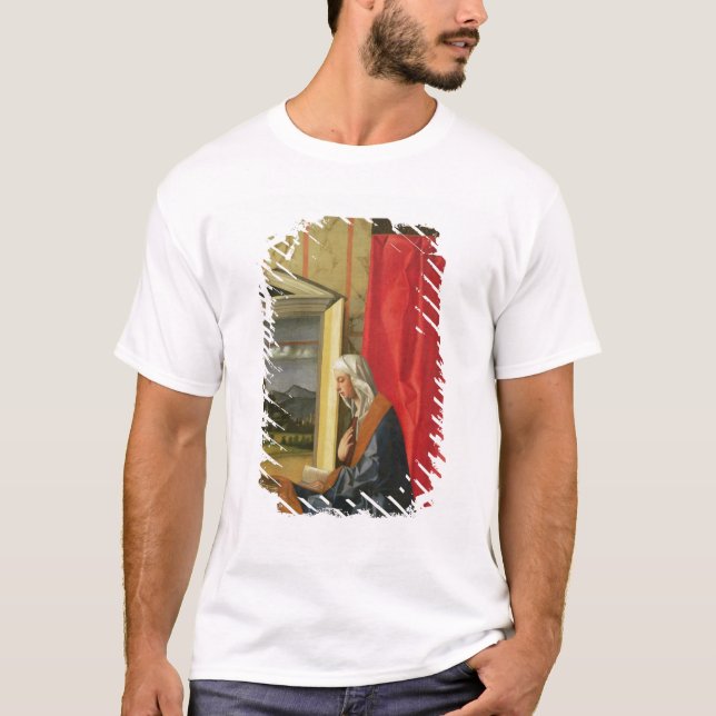 Camiseta Virgem Maria, do diptych do aviso (óleo sobre (Frente)