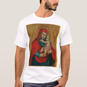 Camiseta Virgem Maria e Jesus Criança por Jan Rombauer