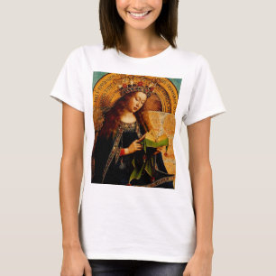 Camiseta Virgem Maria por Jan van Eyck