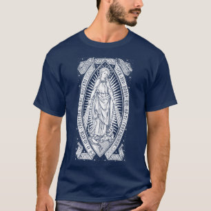 Camiseta Virgem Maria Vintage Católica