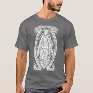 Camiseta Virgem Maria Vintage Católica