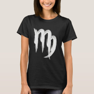 Camiseta Virgem Virgo Desenhada Zodiac