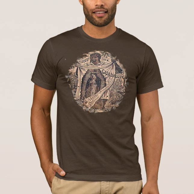 Camiseta Virgen de Guadalupe (com Juan Diego) (Frente)