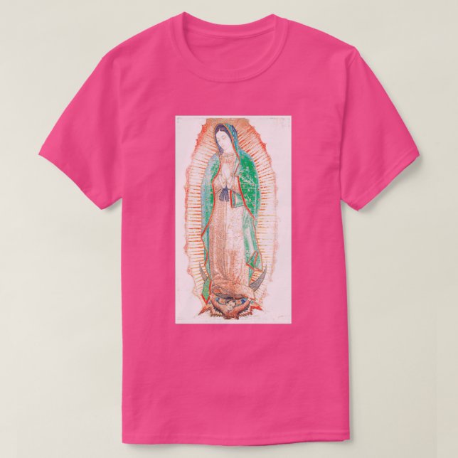 Camiseta Virgen de Guadalupe Large Design mexicana (Frente do Design)