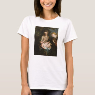 Camiseta Virgin & criança com santo Catherine de Alexandri