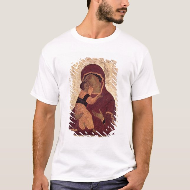 Camiseta Virgin de Umilenie de Wladimir, escola de Moscovo (Frente)