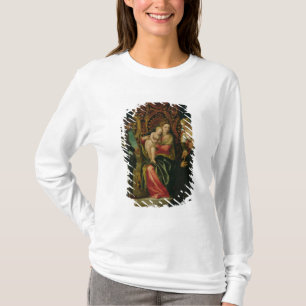 Camiseta Virgin e criança com uma monge do licor beneditin