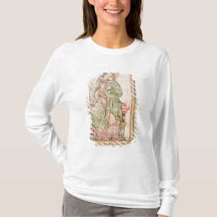 Camiseta Virgin e criança de Roy acima