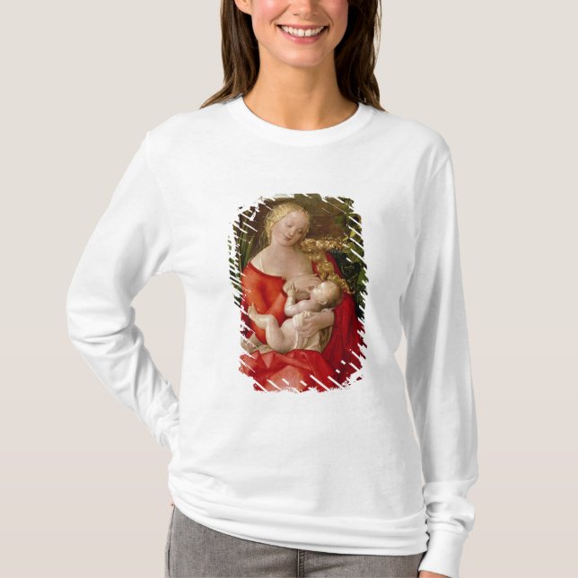 Camiseta Virgin e criança "Madonna com a íris", 1508 (Frente)