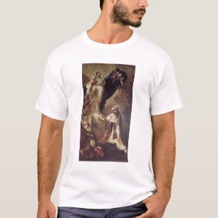 Camiseta Virgin e criança que aparecem a St Philip Neri,