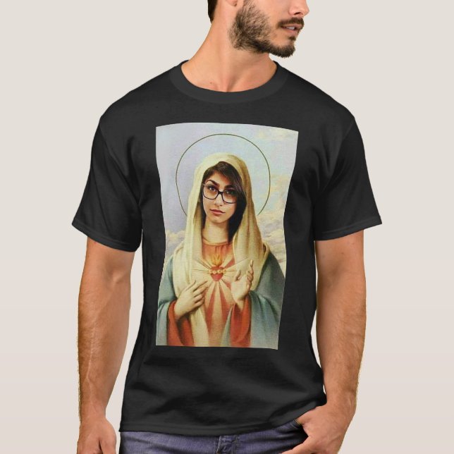 Camiseta Virgin mary khalifa Classic T-Shirt (Frente)