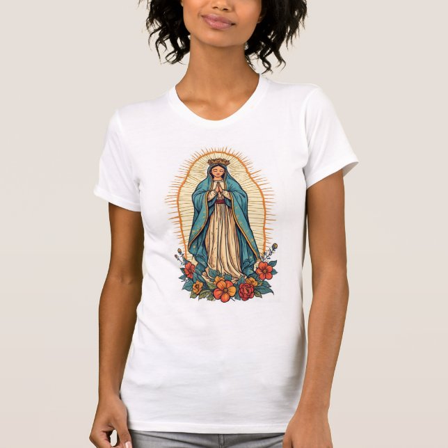 Camiseta Virgin of Guadalupe Women's Tee Shirt (Frente)
