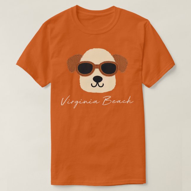 Camiseta Virginia Beach Dog (Frente do Design)