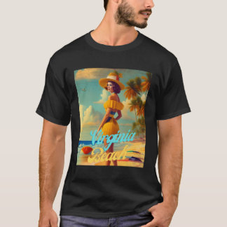 Camiseta Virginia Beach Virgínia Parasdise Beaukind