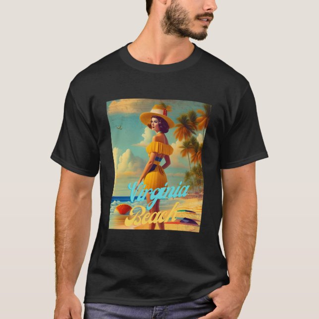 Camiseta Virginia Beach Virginia Parasdise Beautiful (Frente)