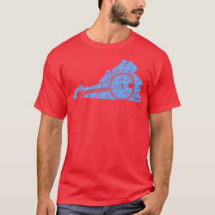 Camiseta Virginia Bluegrass Minha Grass é Blue Appalachian