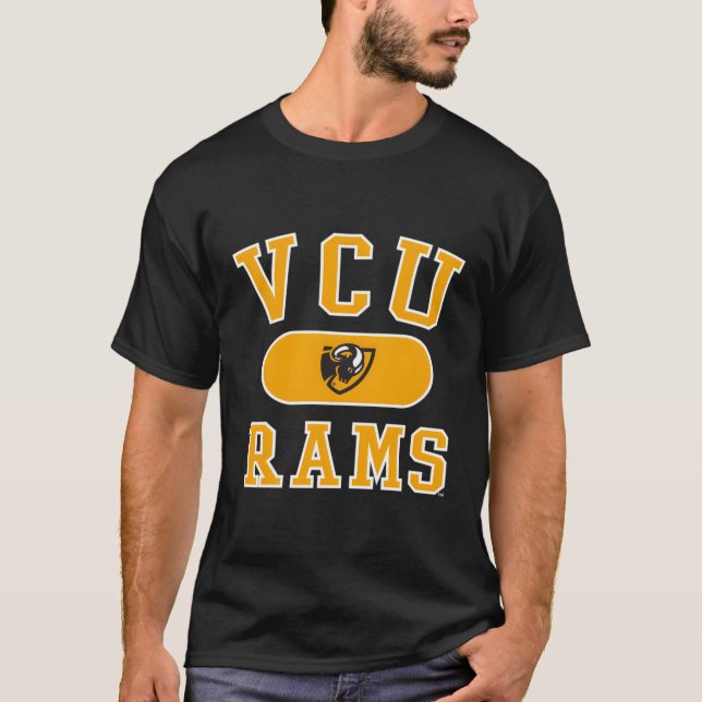 Camiseta Virginia Commonwealth Rams Varsity Black (Frente)