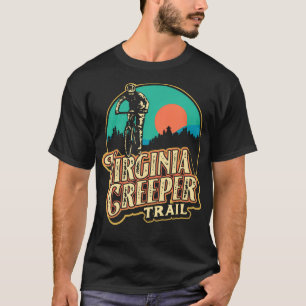 Camiseta Virginia Creeper Trail Bicycle Retro Biking