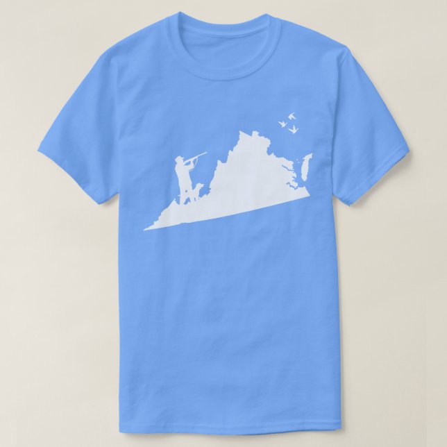 Camiseta Virginia Duck Hunting (Frente do Design)