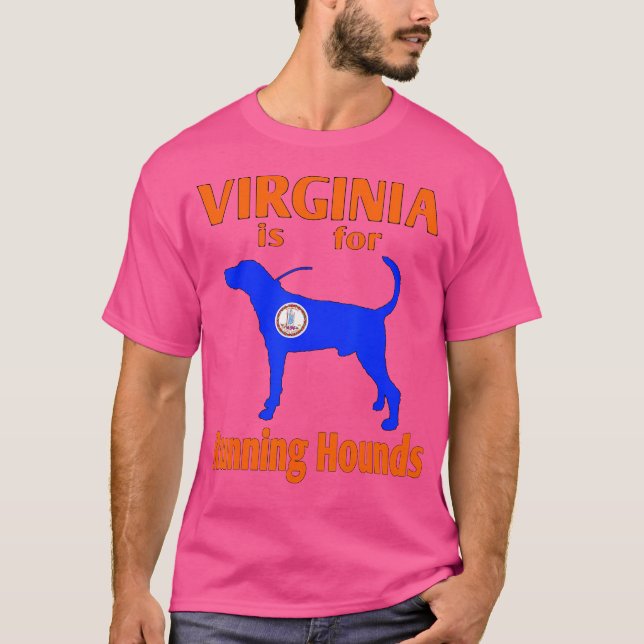 Camiseta Virginia é Para Caça de Cães Correndo (Frente)