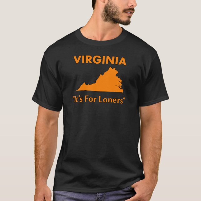 Camiseta Virgínia - É Para os Solitários (Frente)