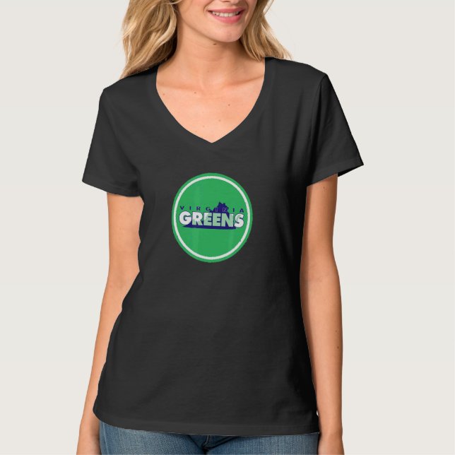 Camiseta Virginia Green Party (Frente)