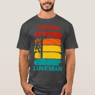 Camiseta Virginia Lineman Sunset Eletronico