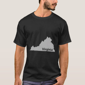 Camiseta Virginia Map State Home Pride Gift