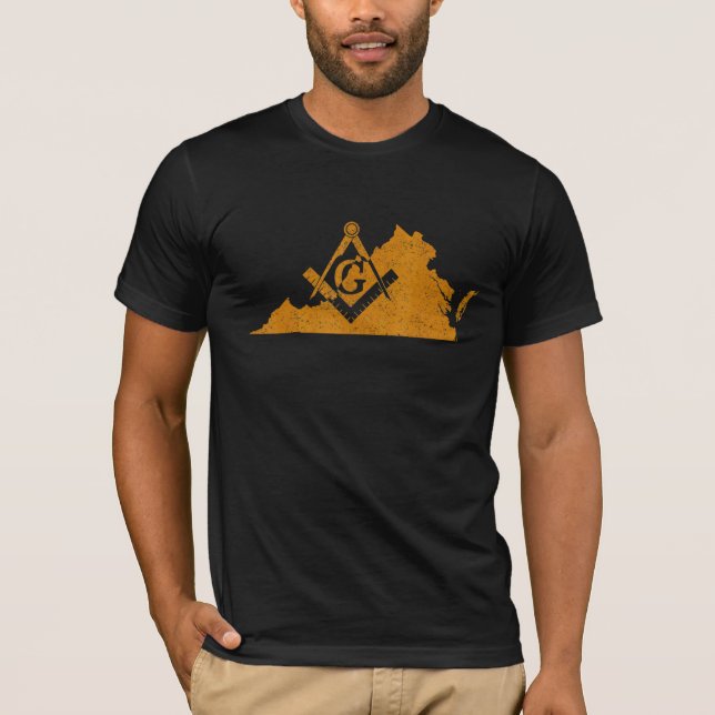 Camiseta Virginia Masons Grand Lodge Af&am Freemason Father (Frente)