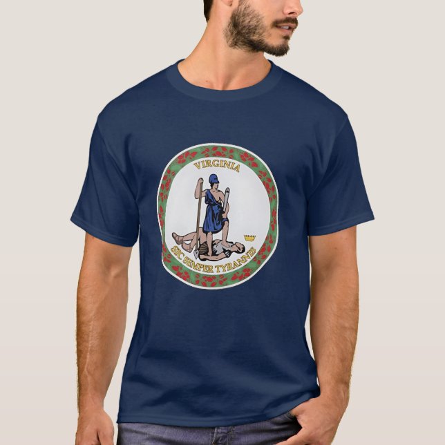 Camiseta Virginia State Seal (Frente)