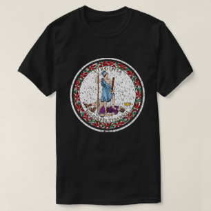 Camiseta Virginia State Seal, a bandeira estadual da Virgín