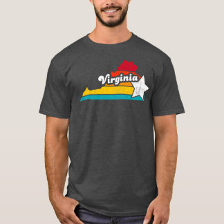 Camiseta Virgínia Vintage angustiou Souvenir