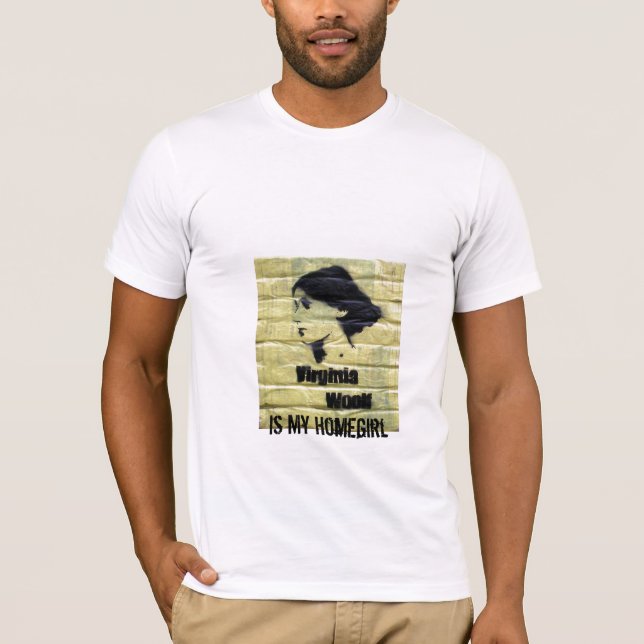 Camiseta Virgínia Woolf é meu Homegirl (Frente)