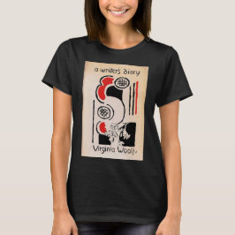 Camiseta Virginia Woolf Vanessa Bell Cobrir Diário de Escri