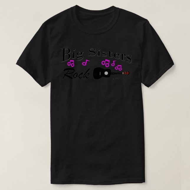 Camiseta Virginia Wright Big Sisters Rock Premium (Frente do Design)