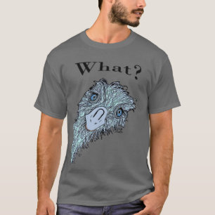 Camiseta Virginia Wright Expressive Emu Face Graphic TSirt