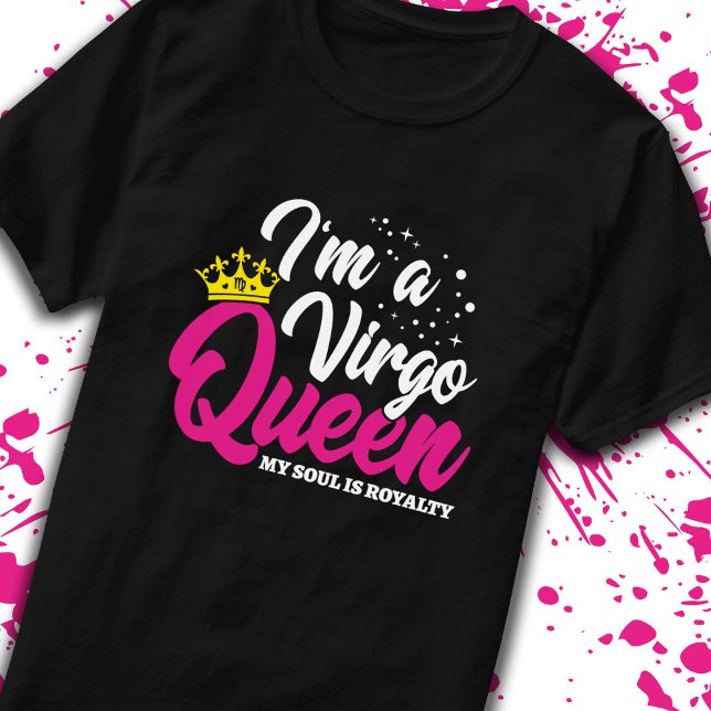Camiseta Virgo Birthday Queen Astrology agosto setembro (Criador carregado)