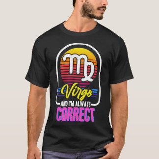 Camiseta Virgo E Im Sempre Correto