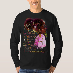 Camiseta Virgo Girl Birthday Melanin Afro Queen