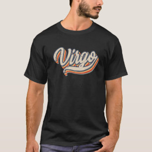 Camiseta Virgo Horoscópio Sinal Zodilatador Mulheres Vintag