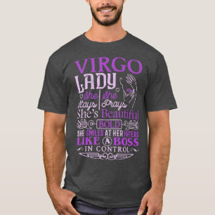 Camiseta Virgo Lady Shirt Astrologia Zodiac Sinal Virgo Mul