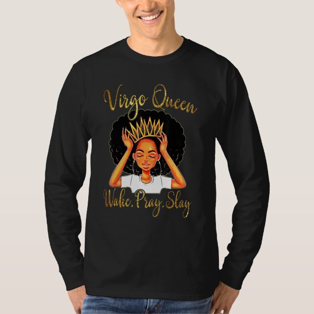 Camiseta Virgo Queens Are Born In August 23  September 22 (Frente)
