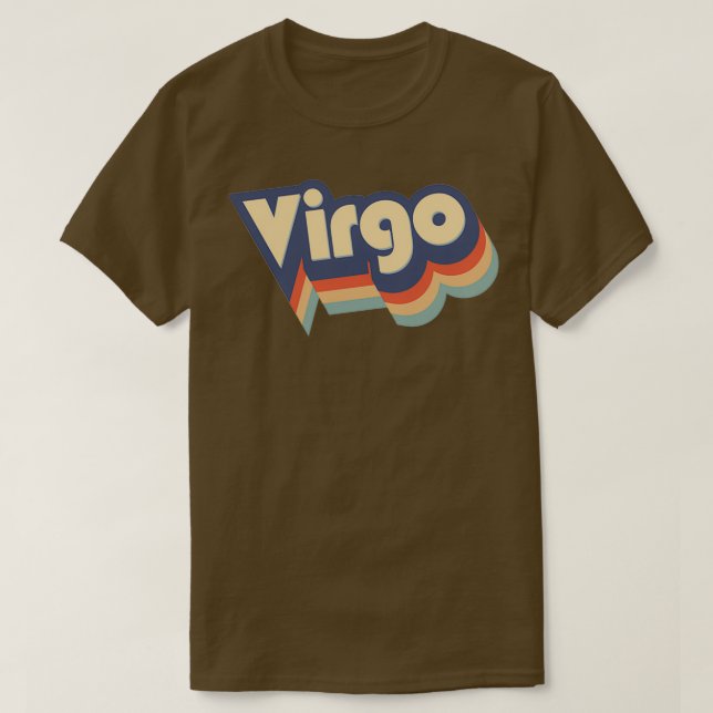 Camiseta Virgo Retro (Frente do Design)