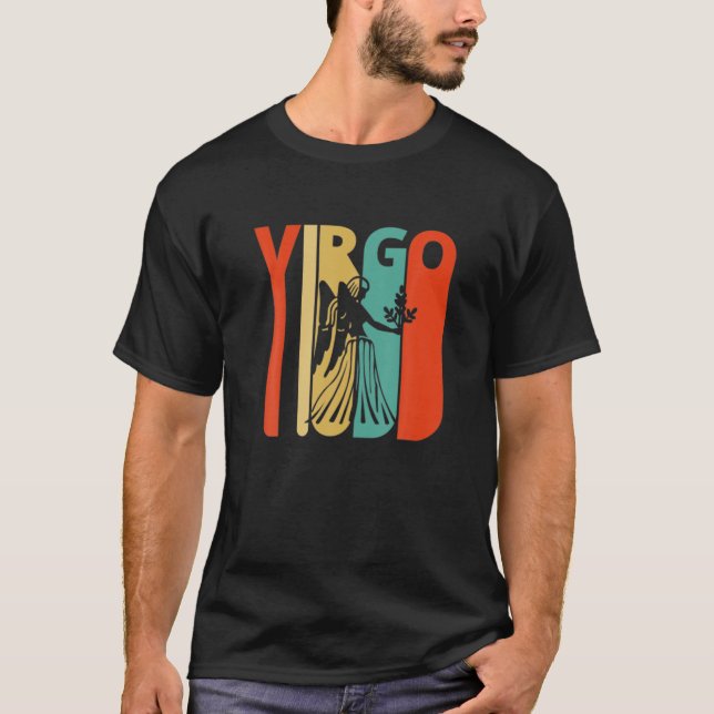 Camiseta Virgo Retro Vintage (Frente)