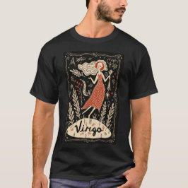 Camiseta Virgo - T-Shirt Celestial Zodiac Art