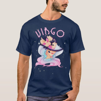 Camiseta Virgo Zodiac - Símbolo Horoscópio Aniversário Taro