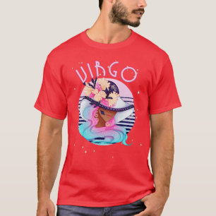 Camiseta Virgo Zodiac - Símbolo Horoscópio Aniversário Taro