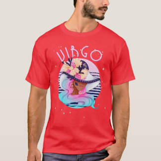 Camiseta Virgo Zodiac - Símbolo Horoscópio Aniversário Taro