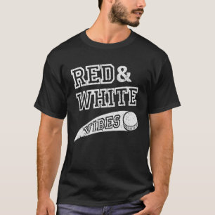 Camiseta Vírgula de Hockey da Red & White