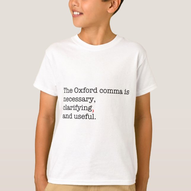 Camiseta Vírgula de Pro-Oxford (Frente)